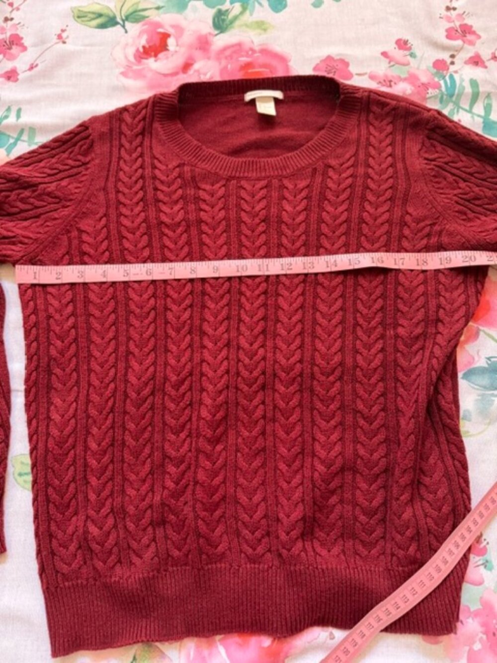 Red H&M Knit Sweater